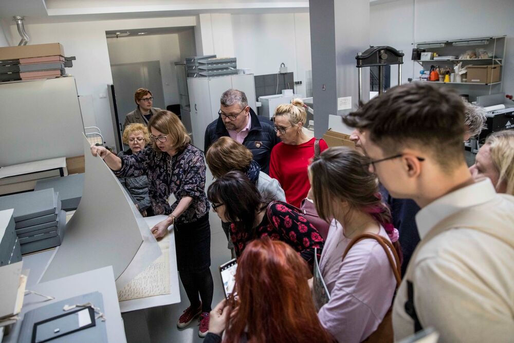 Powstanie warszawskie w dokumentach z Archiwum IPN – warsztaty dla nauczycieli. Fot. Katarzyna Adamów/AIPN