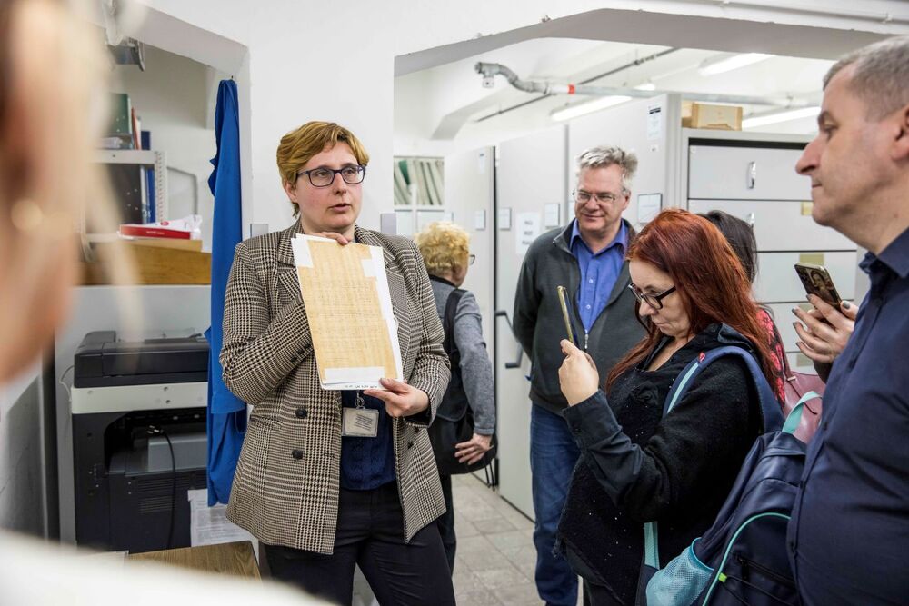 Powstanie warszawskie w dokumentach z Archiwum IPN – warsztaty dla nauczycieli. Fot. Katarzyna Adamów/AIPN