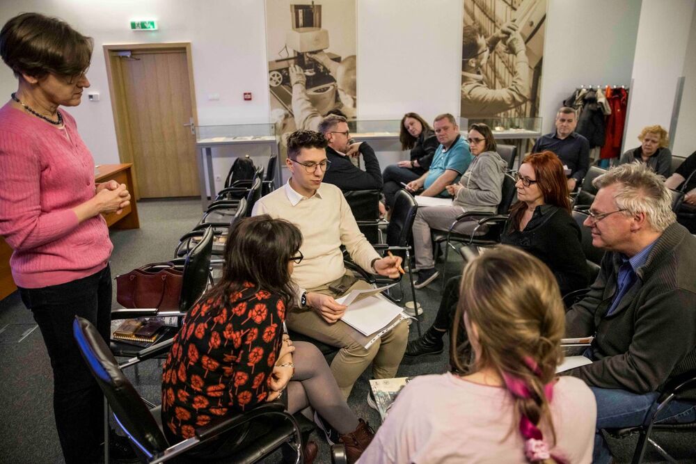 Powstanie warszawskie w dokumentach z Archiwum IPN – warsztaty dla nauczycieli. Fot. Katarzyna Adamów/AIPN