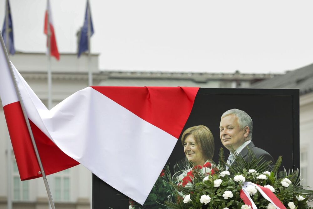 Uroczystości upamiętniające ofiary katastrofy smoleńskiej – 10 kwietnia 2024. Fot. Mikołaj Bujak (IPN)