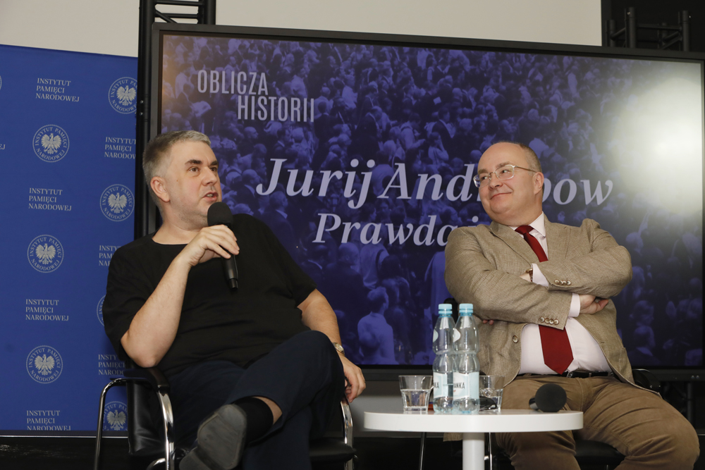 Spotkanie „Jurij Andropow. Prawda i mity” z cyklu „Oblicza historii” – Warszawa, 9 kwietnia 2024. Fot. Piotr Życieński (IPN)