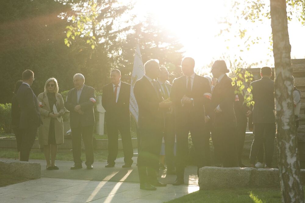 Uroczystości upamiętniające ofiary zbrodni katyńskiej – Warszawa, 11 kwietnia 2024. Fot. Mikołaj Bujak (IPN)