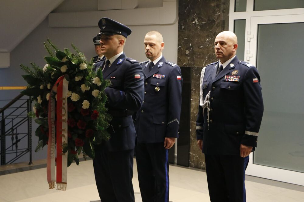 W hołdzie pomordowanym policjantom – Warszawa, 12 kwietnia 2024. Fot. Komenda Główna