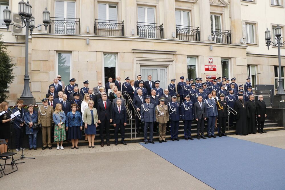 W hołdzie pomordowanym policjantom – Warszawa, 12 kwietnia 2024. Fot. Komenda Główna