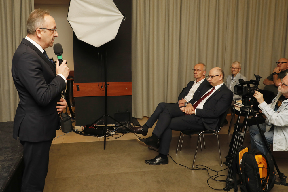 Dyskusja „Zbrodnia Katyńska. Wołanie o prawdę i sprawiedliwość” – Warszawa, 11 kwietnia 2024. Fot. Piotr Życieński (IPN)