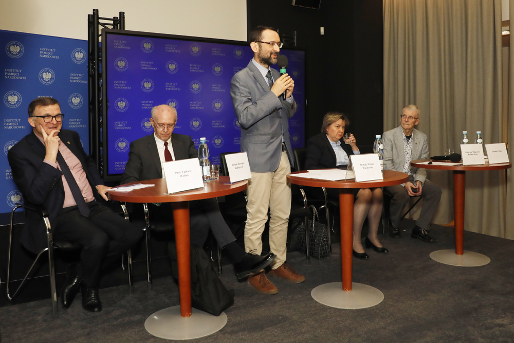 Dyskusja „Zbrodnia Katyńska. Wołanie o prawdę i sprawiedliwość” – Warszawa, 11 kwietnia 2024. Fot. Piotr Życieński (IPN)