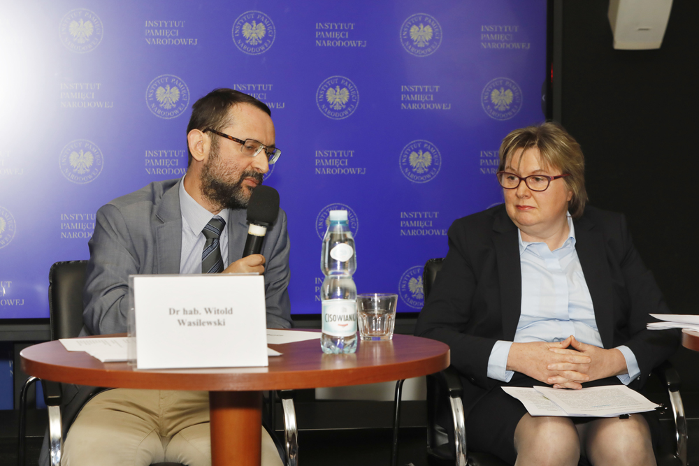 Dyskusja „Zbrodnia Katyńska. Wołanie o prawdę i sprawiedliwość” – Warszawa, 11 kwietnia 2024. Fot. Piotr Życieński (IPN)