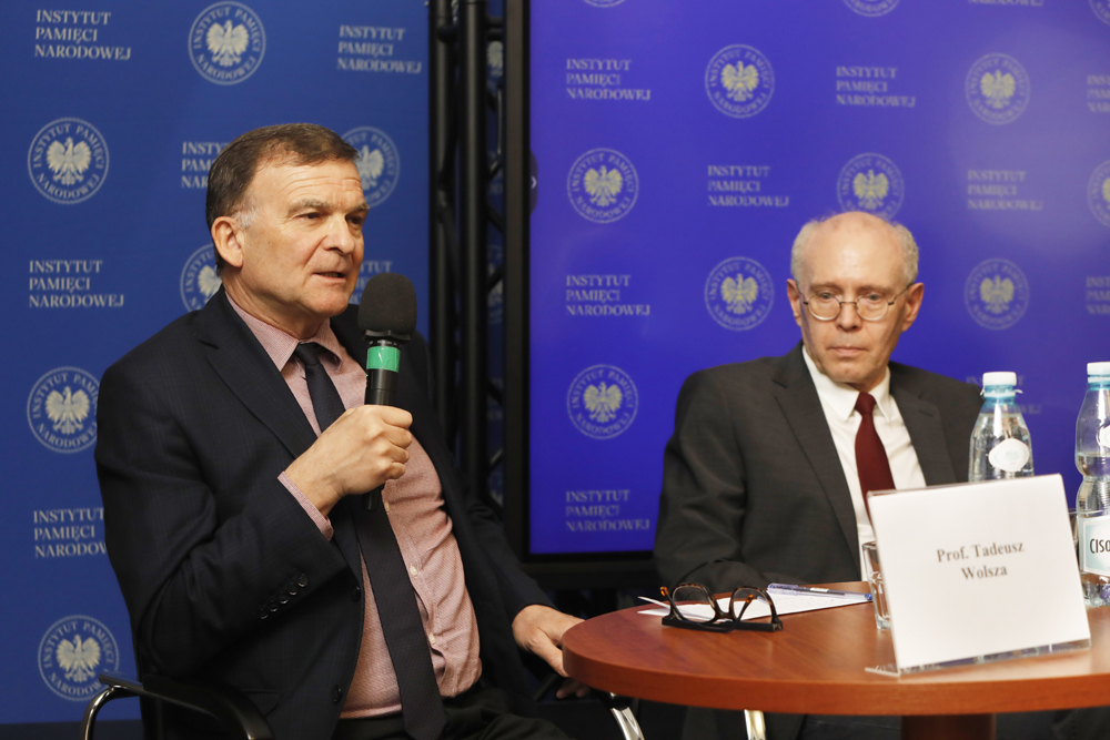 Dyskusja „Zbrodnia Katyńska. Wołanie o prawdę i sprawiedliwość” – Warszawa, 11 kwietnia 2024. Fot. Piotr Życieński (IPN)