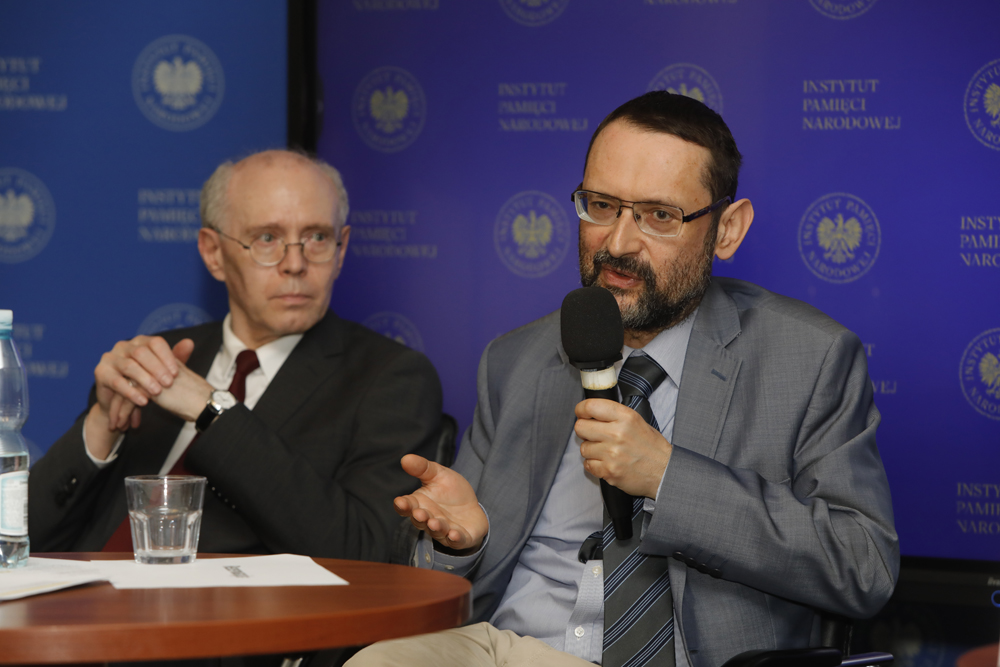 Dyskusja „Zbrodnia Katyńska. Wołanie o prawdę i sprawiedliwość” – Warszawa, 11 kwietnia 2024. Fot. Piotr Życieński (IPN)