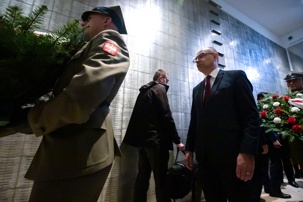 Uroczystości upamiętniające duszpasterzy Wojska Polskiego II RP – Warszawa, 13 kwietnia 2024. Fot. Sławek Kasper (IPN)