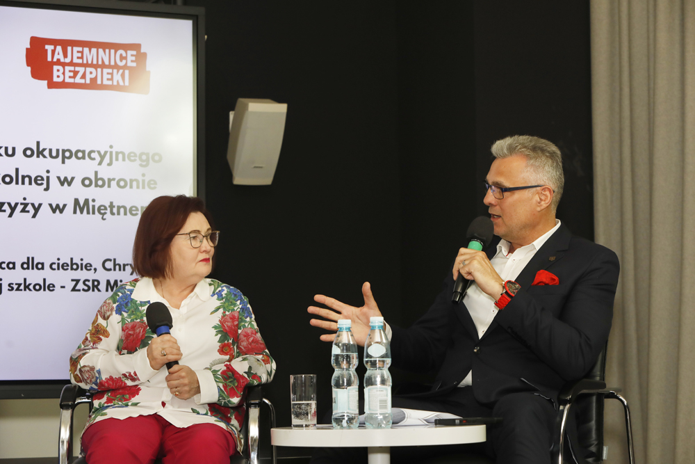 Spotkanie z cyklu „Tajemnice bezpieki” – Warszawa, 12 kwietnia 2024. Fot. Piotr Życieński (IPN)