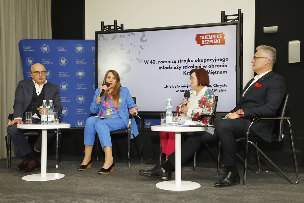 Spotkanie z cyklu „Tajemnice bezpieki” – Warszawa, 12 kwietnia 2024. Fot. Piotr Życieński (IPN)