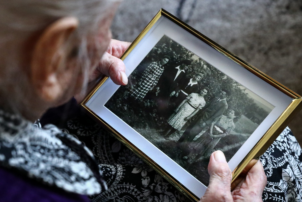 97. urodziny Weroniki Bar, ratującej Żydów podczas II wojny światowej – Markowa, 17 kwietnia 2024 r. Fot. Sławek Kasper (IPN)