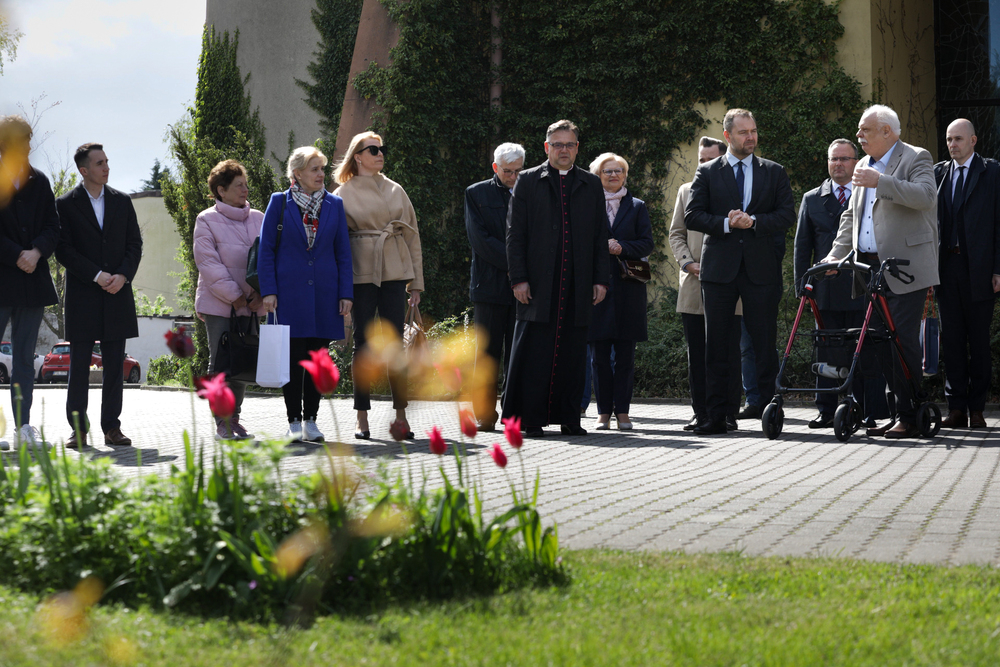 Panteon Żołnierza Polskiego – wizyta w Słubicach – 18 kwietnia 2024. Fot. Mikołaj Bujak (IPN)