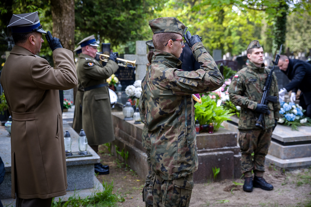 Pożegnaliśmy Tadeusza Stankiewicza – Sprawiedliwego wśród Narodów Świata – Milanówek, 23 kwietnia 2024. Fot. Sławek Kasper (IPN)