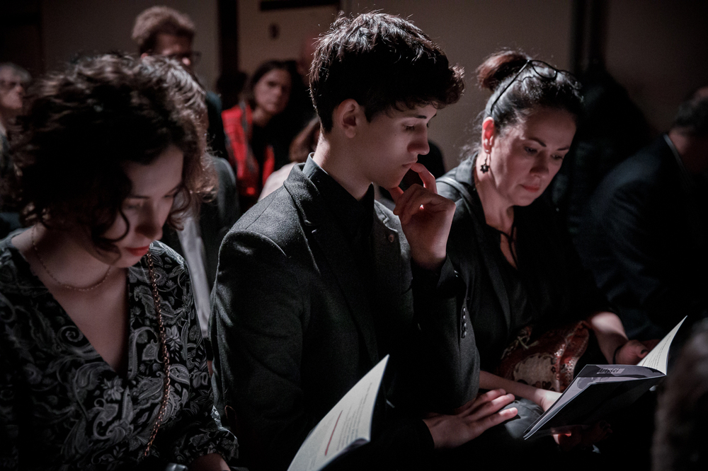 Pokaz spektaklu „Przez ścianę” – Warszawa, 24 kwietnia 2024. Fot. Sławek Kasper (IPN)