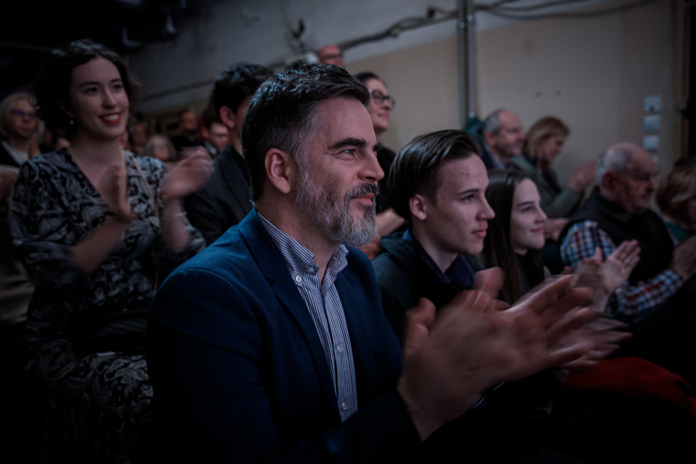 Pokaz spektaklu „Przez ścianę” – Warszawa, 24 kwietnia 2024. Fot. Sławek Kasper (IPN)