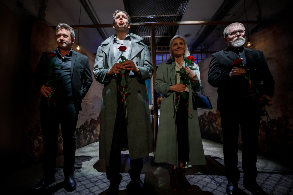 Pokaz spektaklu „Przez ścianę” – Warszawa, 24 kwietnia 2024. Fot. Sławek Kasper (IPN)