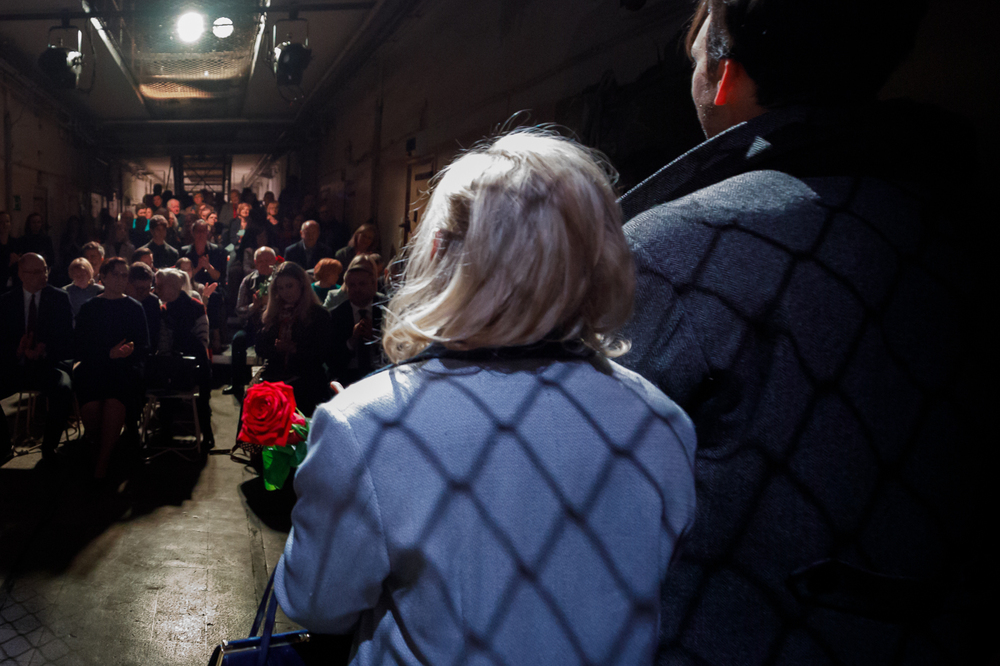 Pokaz spektaklu „Przez ścianę” – Warszawa, 24 kwietnia 2024. Fot. Sławek Kasper (IPN)