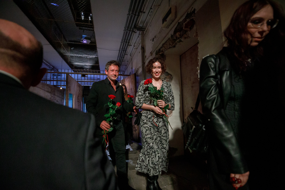 Pokaz spektaklu „Przez ścianę” – Warszawa, 24 kwietnia 2024. Fot. Sławek Kasper (IPN)