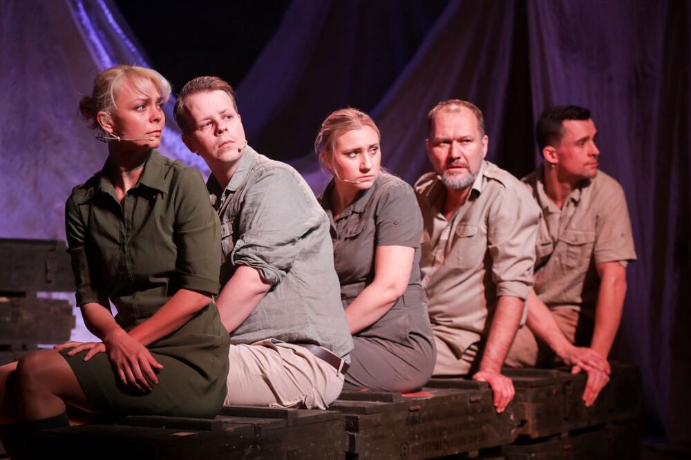 Spektakl muzyczny „Polska Parada. Naszą bronią jest piosenka” – Mława, 25 kwietnia 2024. Fot. Mikołaj Bujak (IPN)