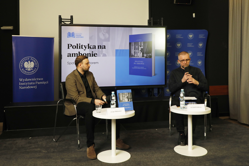 Spotkanie z cyklu „Książki Pełne Historii” – Warszawa, 24 kwietnia 2024. Fot. Piotr Życieński (IPN)