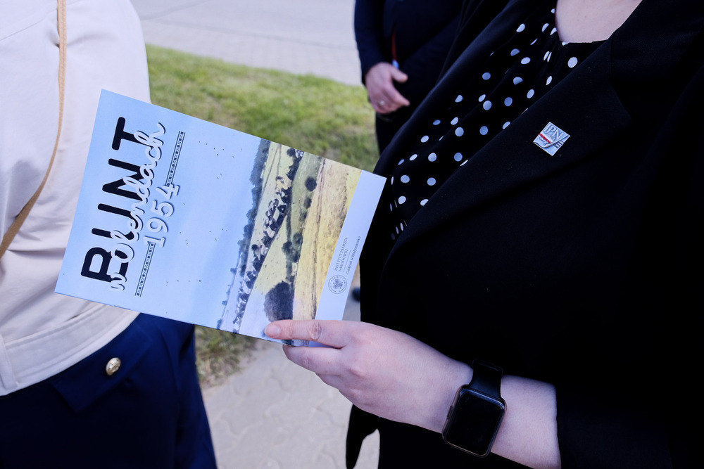 70. rocznica buntu przeciwko kolektywizacji w Olendach – 28 kwietnia 2024. Fot. Paula Prudziłowicz (IPN)