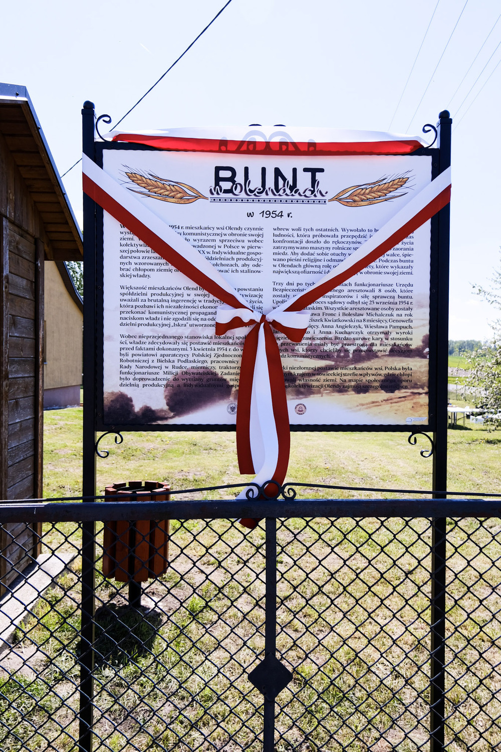 70. rocznica buntu przeciwko kolektywizacji w Olendach – 28 kwietnia 2024. Fot. Paula Prudziłowicz (IPN)