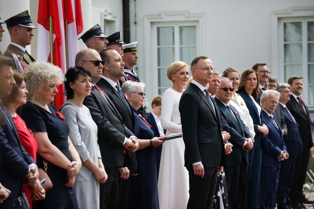 Uroczystość z okazji Dnia Polonii i Polaków za Granicą oraz Dnia Flagi Rzeczypospolitej Polskiej. Fot. Mikołaj Bujak (IPN)