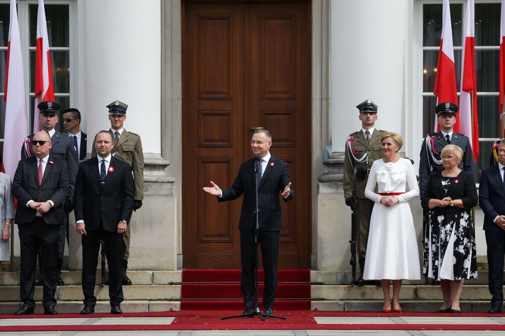 Uroczystość z okazji Dnia Polonii i Polaków za Granicą oraz Dnia Flagi Rzeczypospolitej Polskiej. Fot. Mikołaj Bujak (IPN)