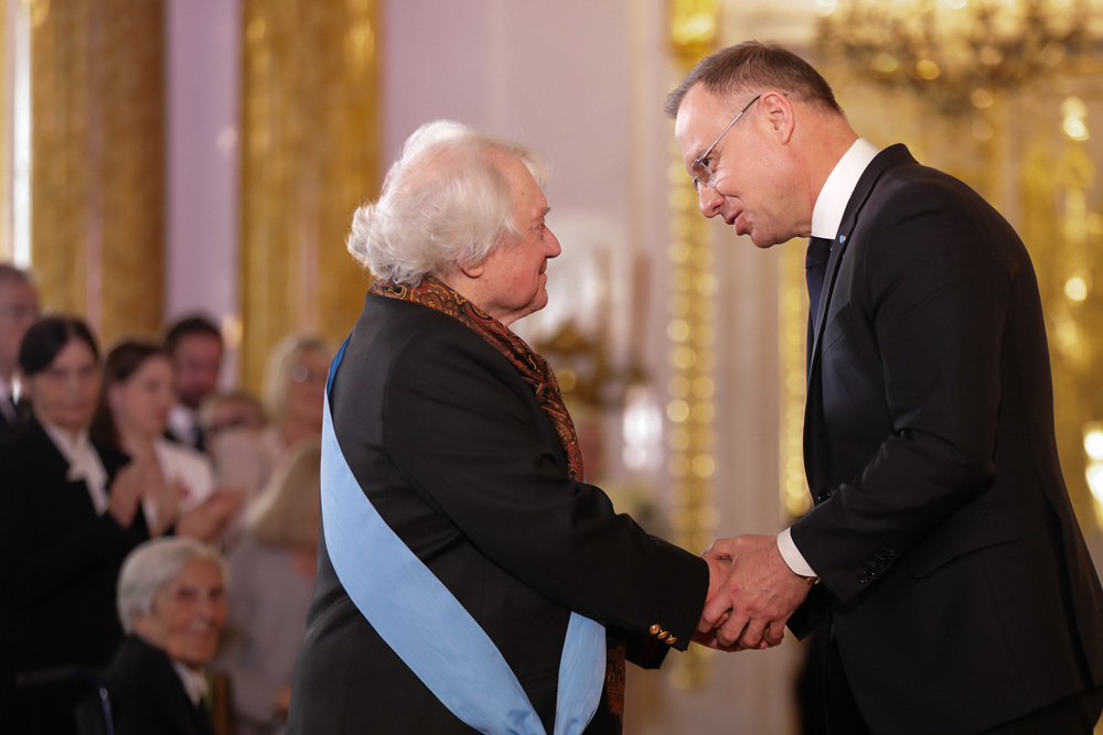 Obchody Święta Narodowego Trzeciego Maja – Warszawa, 3 maja 2024. Na zdj. Jerzy Maksymiuk. Fot. Mikołaj Bujak (IPN)