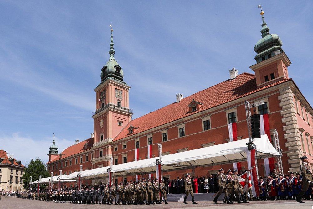 Obchody Święta Narodowego Trzeciego Maja – Warszawa, 3 maja 2024. Fot. Mikołaj Bujak (IPN)