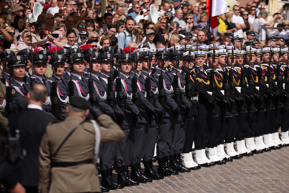 Obchody Święta Narodowego Trzeciego Maja – Warszawa, 3 maja 2024. Fot. Mikołaj Bujak (IPN)