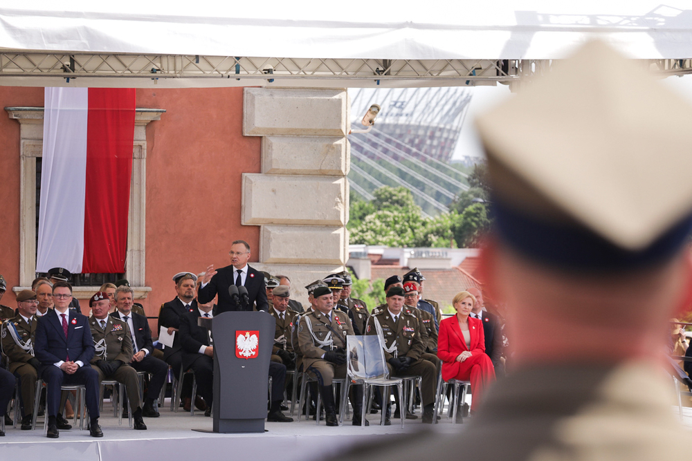 Obchody Święta Narodowego Trzeciego Maja – Warszawa, 3 maja 2024. Fot. Mikołaj Bujak (IPN)