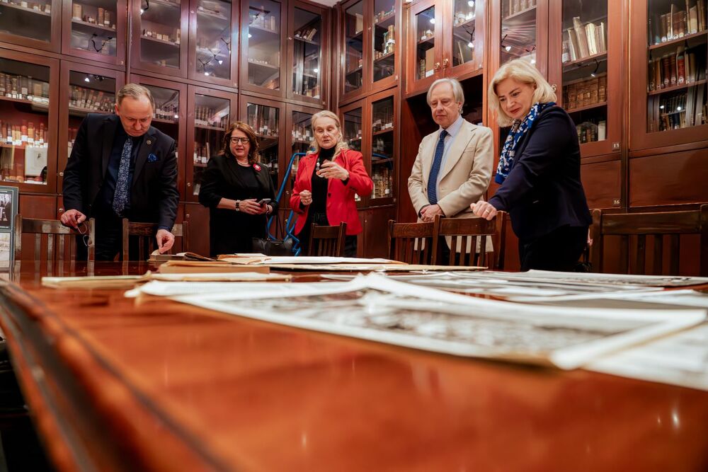 Wizyta w Polskim Ośrodku Społeczno-Kulturalnym – 3 maja 2024 r. Fot. Mateusz Niegowski (IPN)