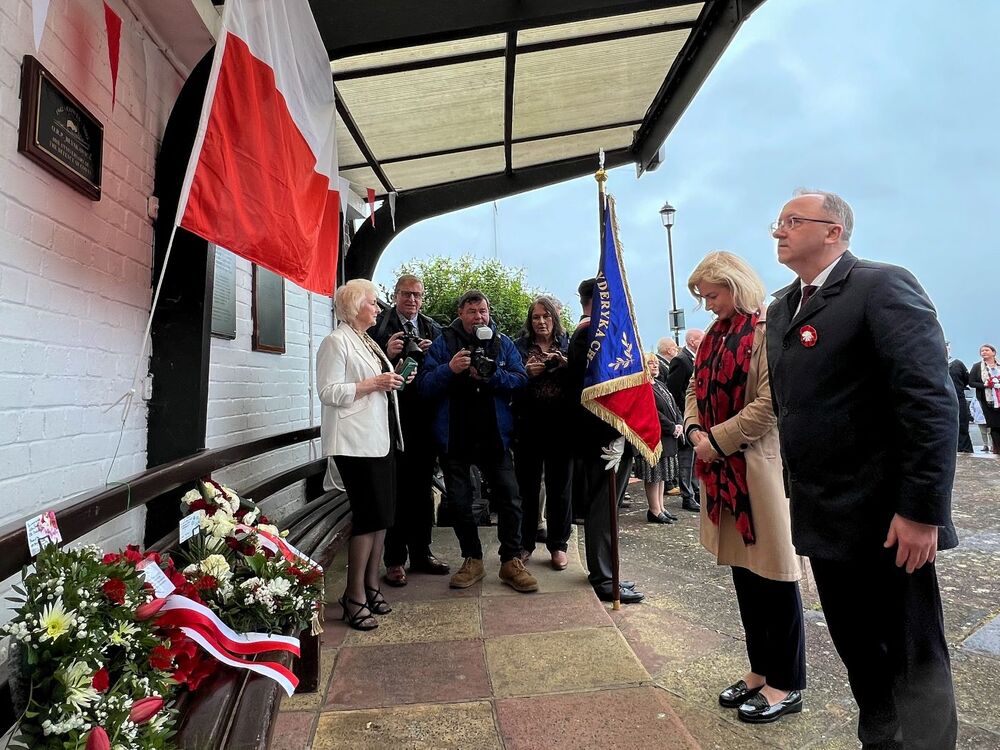 Uroczystości na Wyspie Wight – 5 maja 2024. Fot. Mateusz Niegowski (IPN)