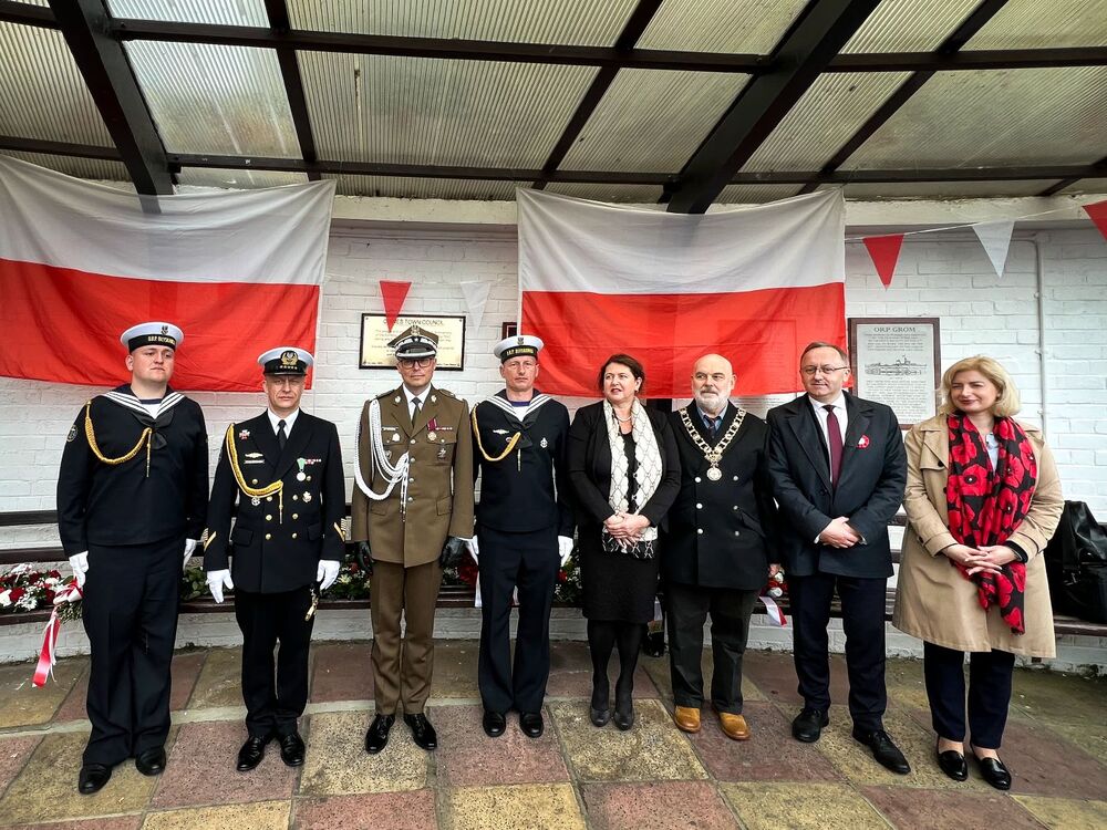 Uroczystości na Wyspie Wight – 5 maja 2024. Fot. Mateusz Niegowski (IPN)