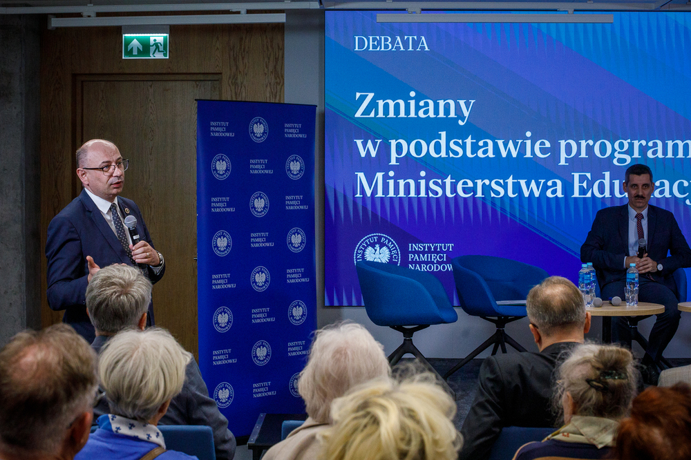 Debata o zmianach w podstawie programowej nauczania historii – Warszawa, 7 maja 2024. Fot. Sławek Kasper (IPN)