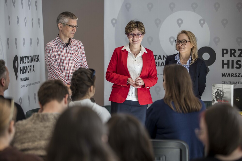 Mobilna gra miejska Archiwum IPN, Warszawa, 7–8 maja 2024 r. Fot. Katarzyna Adamów (IPN)