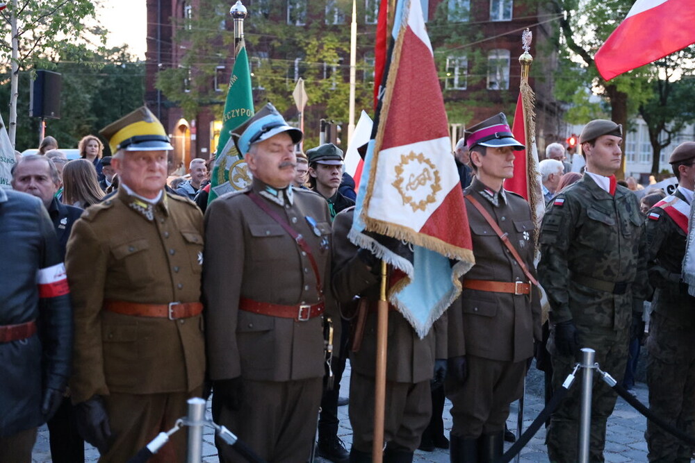 Uroczystość odsłonięcia Pomnika Żołnierzy Niezłomnych we Wrocławiu – 8 maja 2024. Fot. Maciej Parysek (IPN)