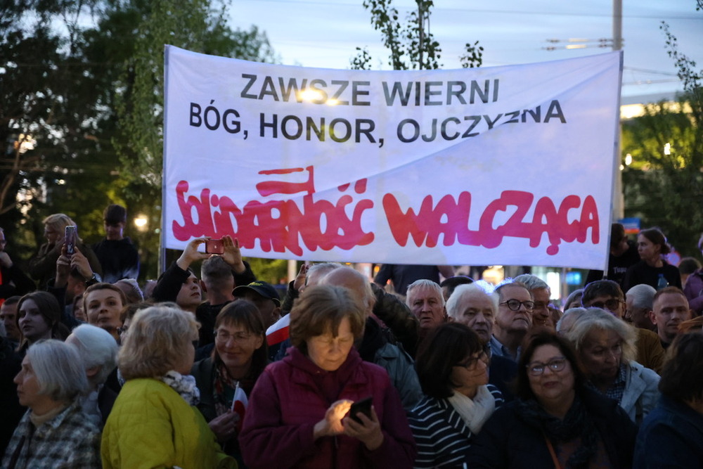 Uroczystość odsłonięcia Pomnika Żołnierzy Niezłomnych we Wrocławiu – 8 maja 2024. Fot. Maciej Parysek (IPN)