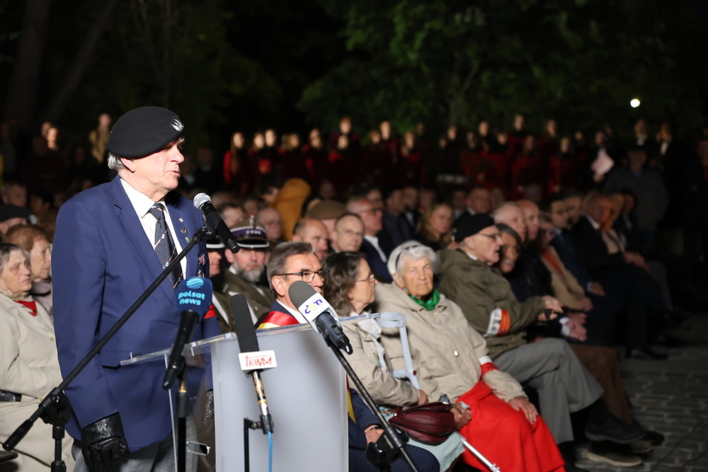 Uroczystość odsłonięcia Pomnika Żołnierzy Niezłomnych we Wrocławiu – 8 maja 2024. Fot. Maciej Parysek (IPN)