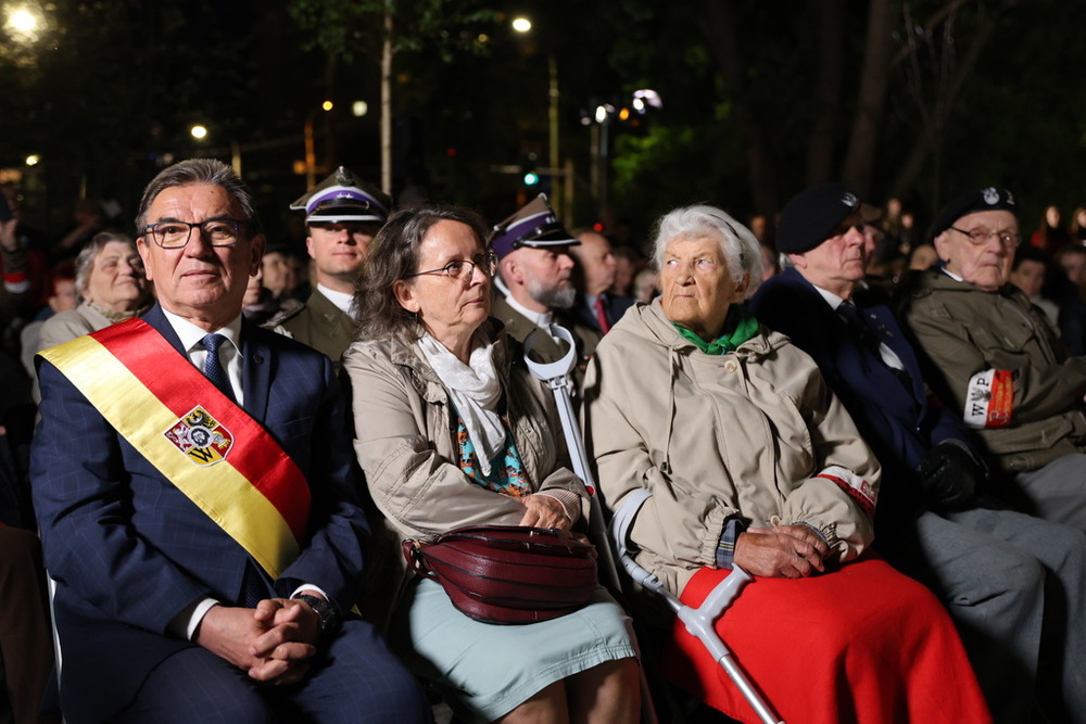 Uroczystość odsłonięcia Pomnika Żołnierzy Niezłomnych we Wrocławiu – 8 maja 2024. Fot. Maciej Parysek (IPN)