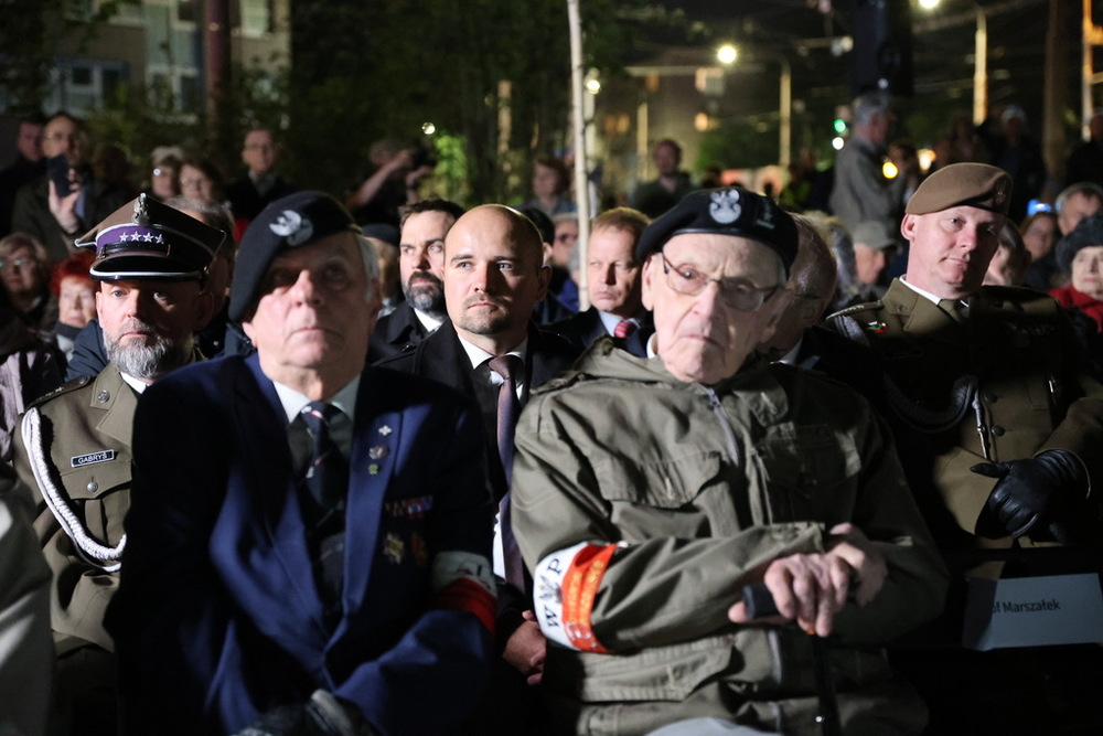 Uroczystość odsłonięcia Pomnika Żołnierzy Niezłomnych we Wrocławiu – 8 maja 2024. Fot. Maciej Parysek (IPN)