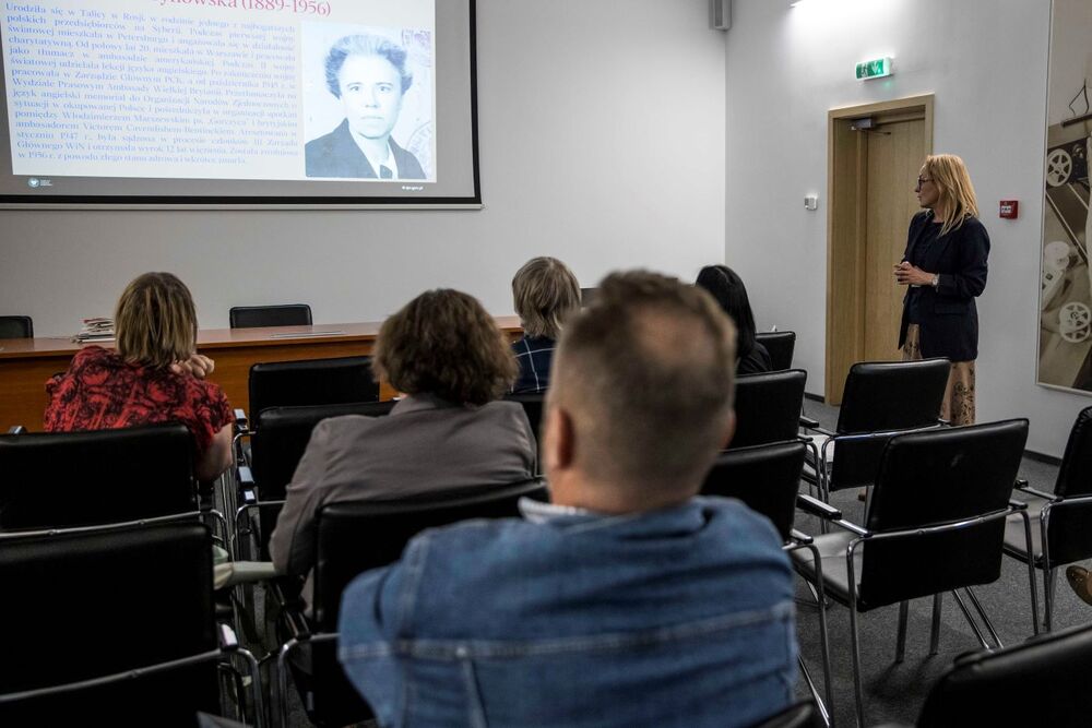 „Dokumenty źródłowe i artefakty historyczne w edukacji szkolnej” – seminarium dla nauczycieli – Warszawa, 9 maja 2024. Fot. Katarzyna Adamów (IPN)