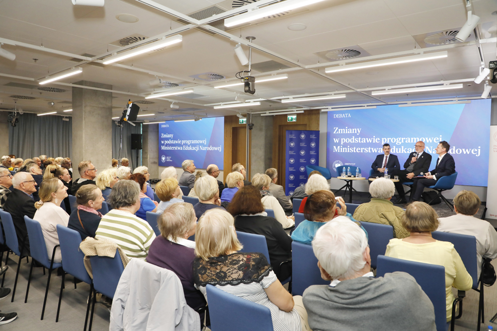 Debata o zmianach w podstawie programowej nauczania historii – Warszawa, 7 maja 2024. Fot. Piotr Życieński (IPN)