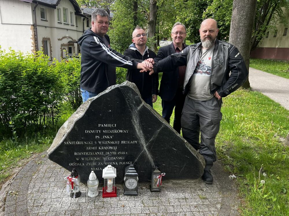 IV Motocyklowy Rajd Pamięci im. Zdzisława Badochy „Żelaznego” – Kartuzy, 11 maja 2024. Fot. Robert Kwiatek (Federacja Młodzieży Walczącej)