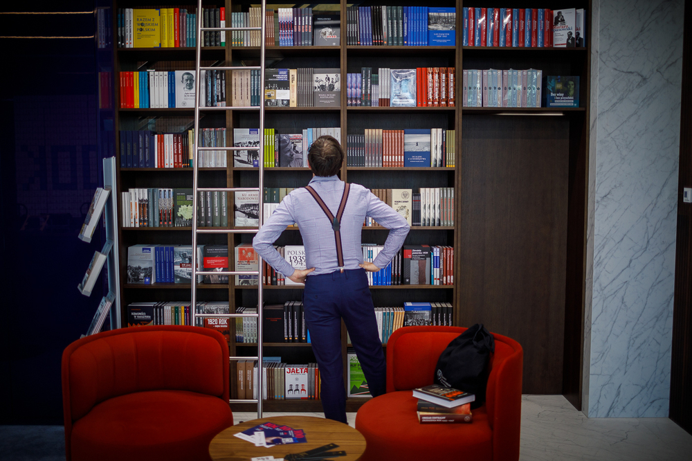 Zapraszamy do nowej księgarni Instytutu Pamięci Narodowej w Warszawie. Fot. Sławek Kasper (IPN)