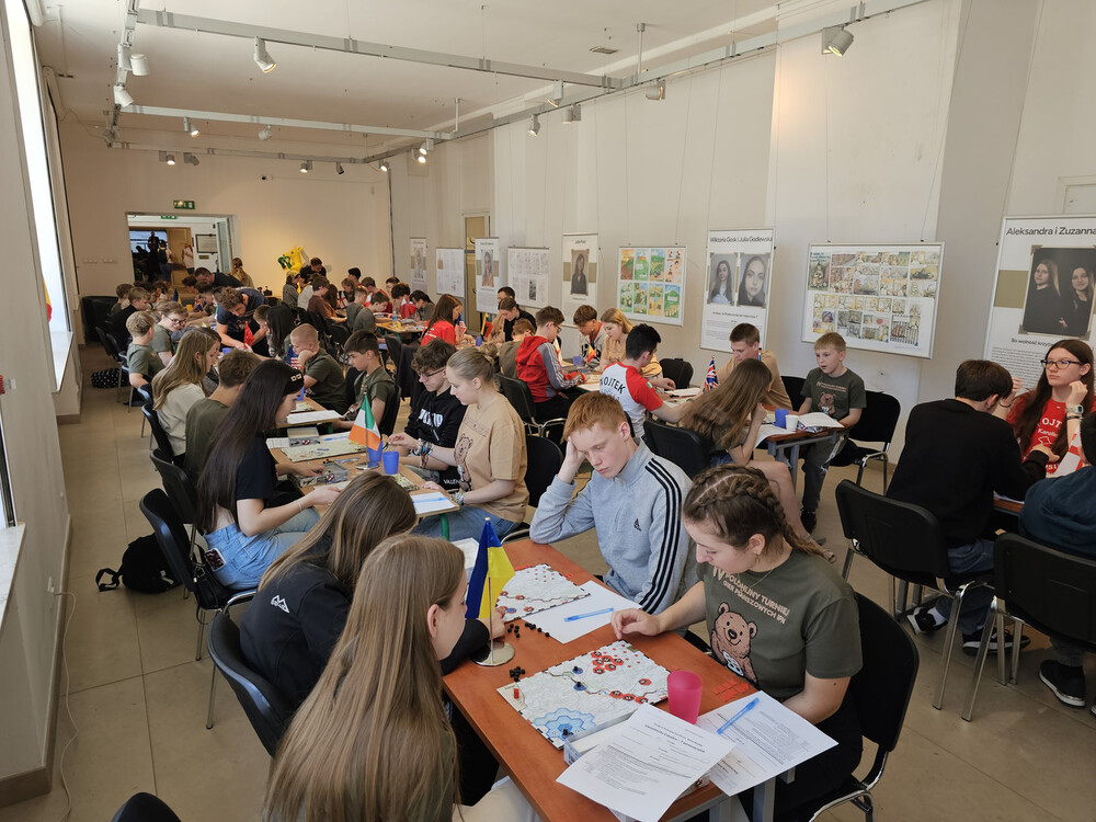 Finałowe rozgrywki IV Polonijnego Turnieju Gier Planszowych IPN im. Misia Wojtka. Fot. Bartłomiej Pilarczyk (Fundacja Polonica)