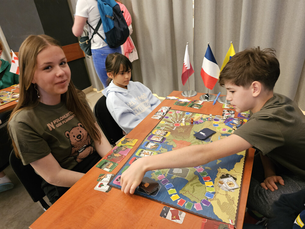 Finałowe rozgrywki IV Polonijnego Turnieju Gier Planszowych IPN im. Misia Wojtka. Fot. Bartłomiej Pilarczyk (Fundacja Polonica)